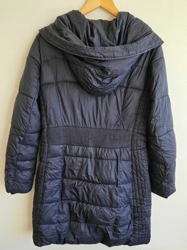 PARKA LARGA MUJER ACOLCHADA CONBIPEL CON GORRO - Imagen 2
