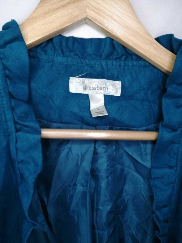 BLAZER AZUL TIPO TOP DE MUJER - Imagen 2