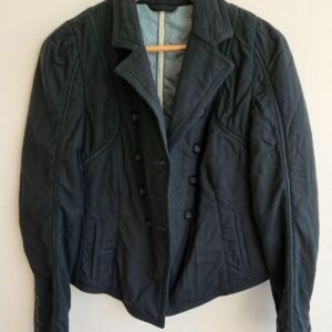 CHAQUETA VERDE OSCURO CON DOBLE BOTONADURA