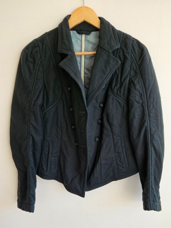 CHAQUETA VERDE OSCURO CON DOBLE BOTONADURA