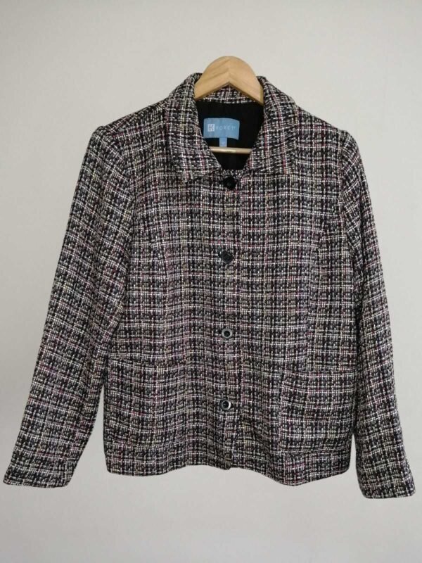 CHAQUETA ESTILO TWEED MUJER