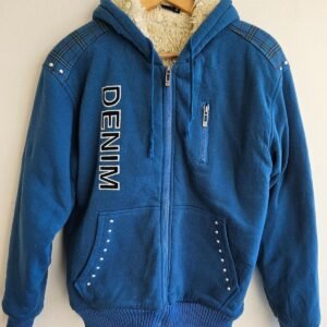 POLERÓN AZUL CON CHIPORRO Y DETALLES DE TACHAS