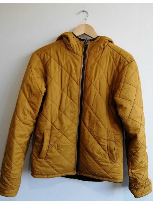 CHAQUETA HOMBRE CORTAVIENTO REVERSIBLE CON GORRO - Imagen 4