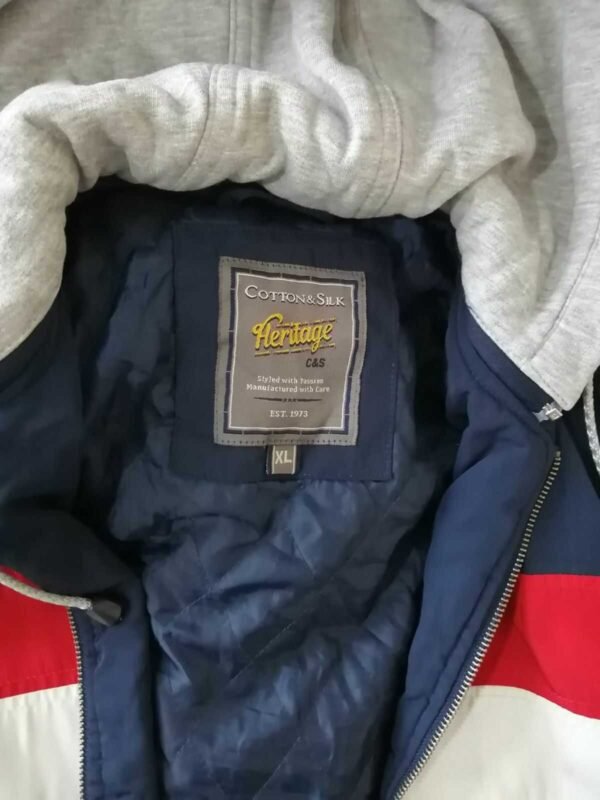 2-CHAQUETA COTTON & SILK HOMBRE CON GORRO EXTRAIBLE