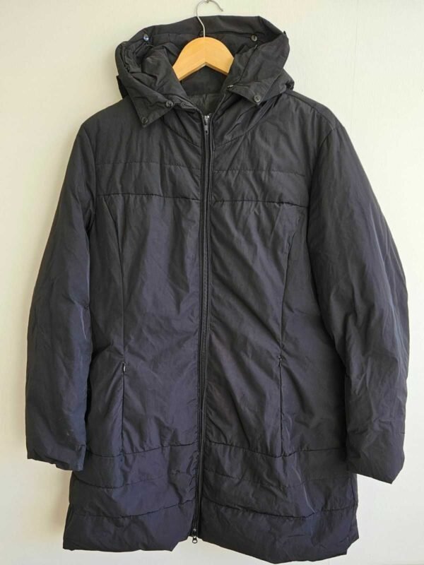 PARKA LARGA ACOLCHADA CON CAPUCHA MUJER