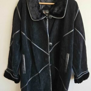 ABRIGO VINTAGE DE SUEDE GET RICH